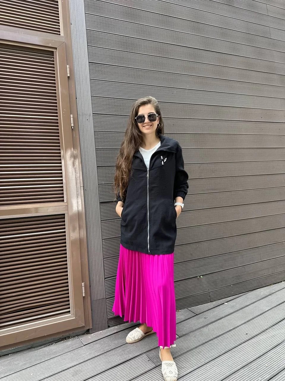 Nuss Triko 23K6011 Siyah Bomber Ceket