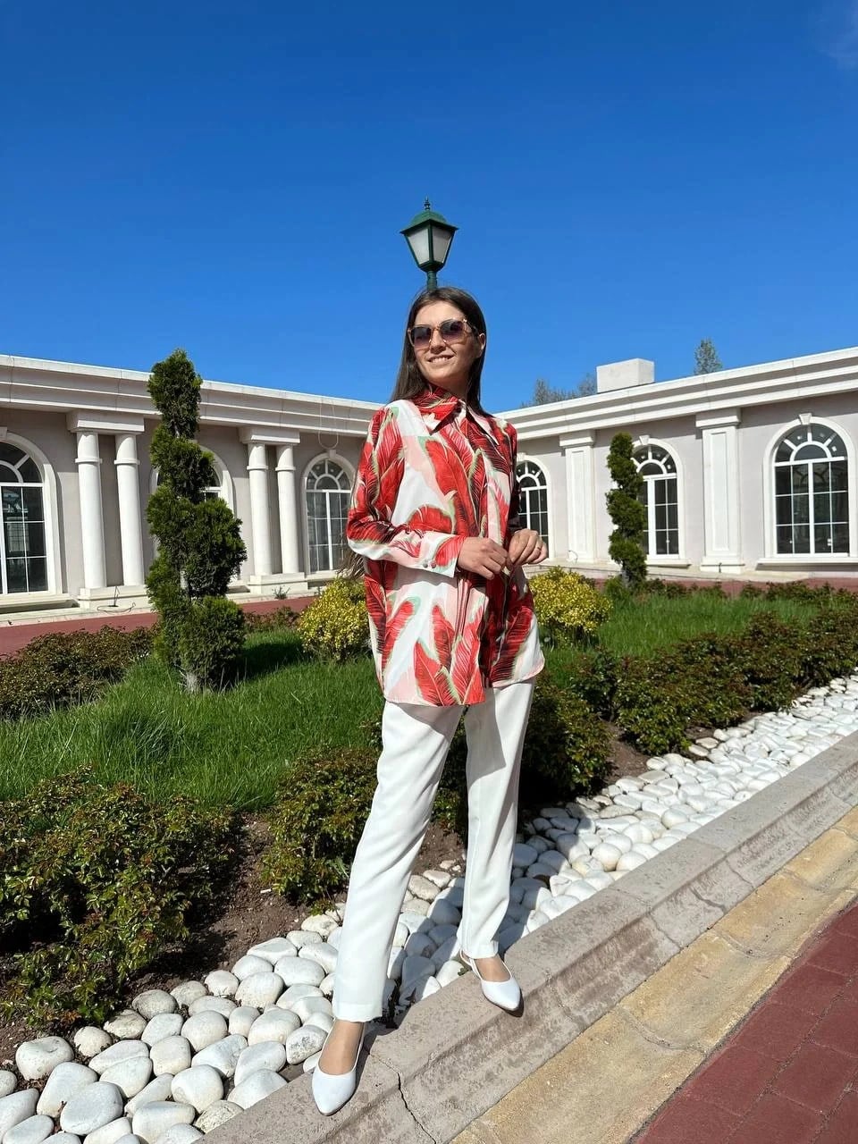 Senna 2022S23 Nar Çiçeği Mariska Gömlek