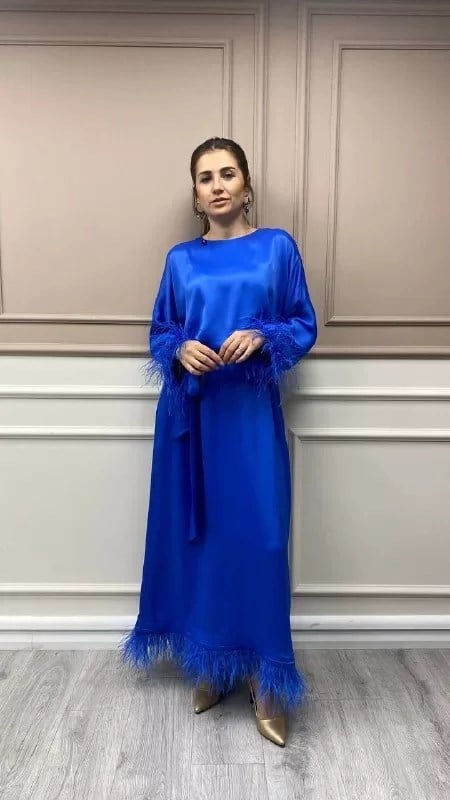 Senna 32345W23 Sax Lilibeth Dress