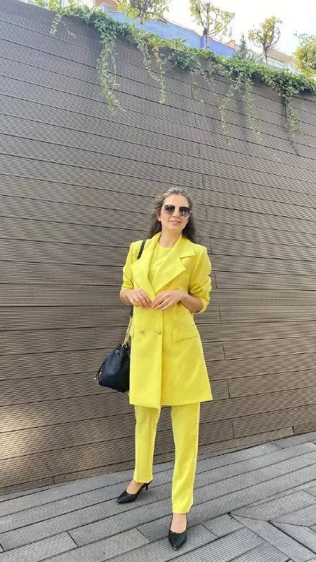 Senna 42205S22 Sarı Bonneville Ceket