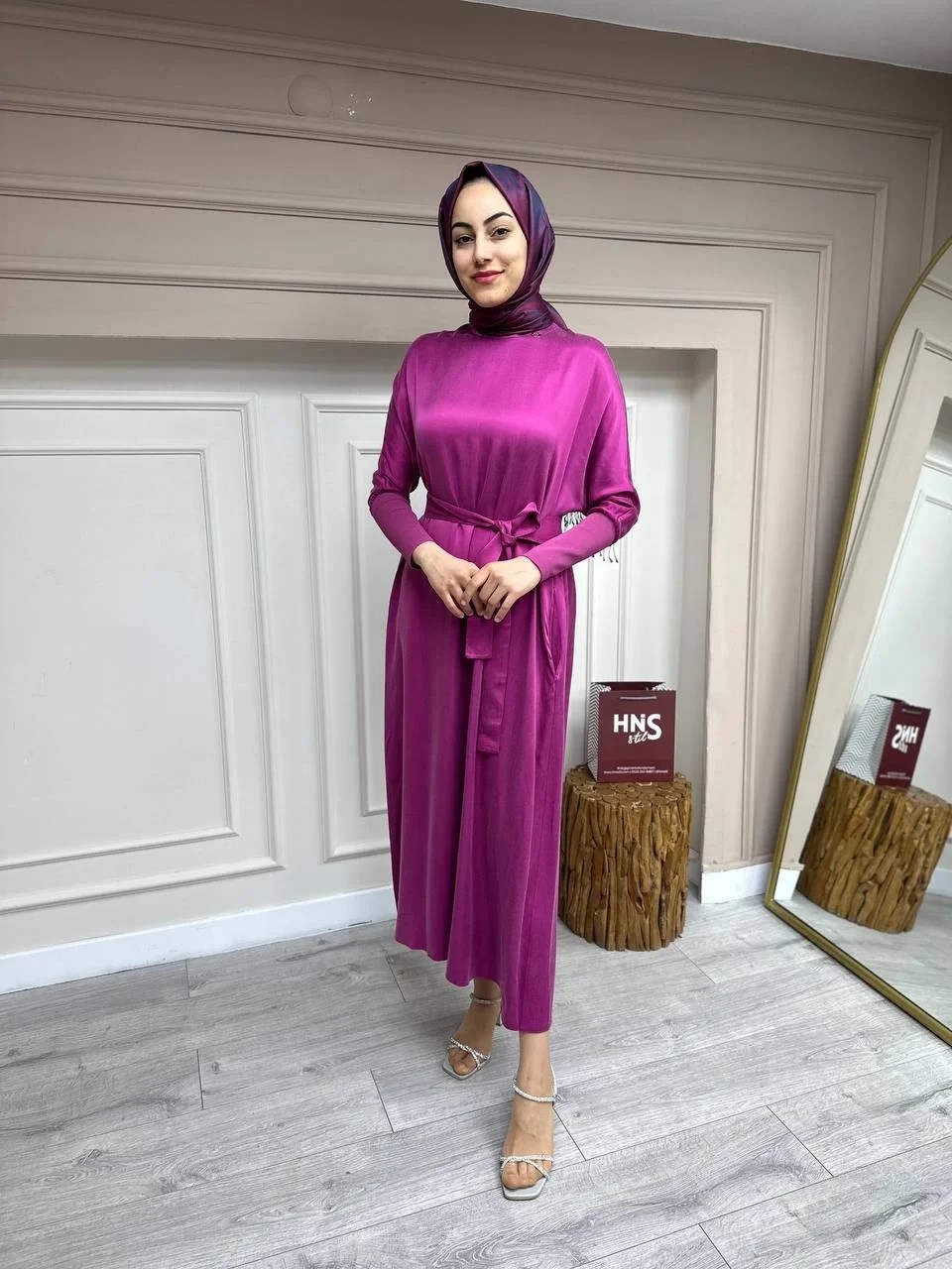 Senna SD241041030074 Fuşya Kordelia Abiye