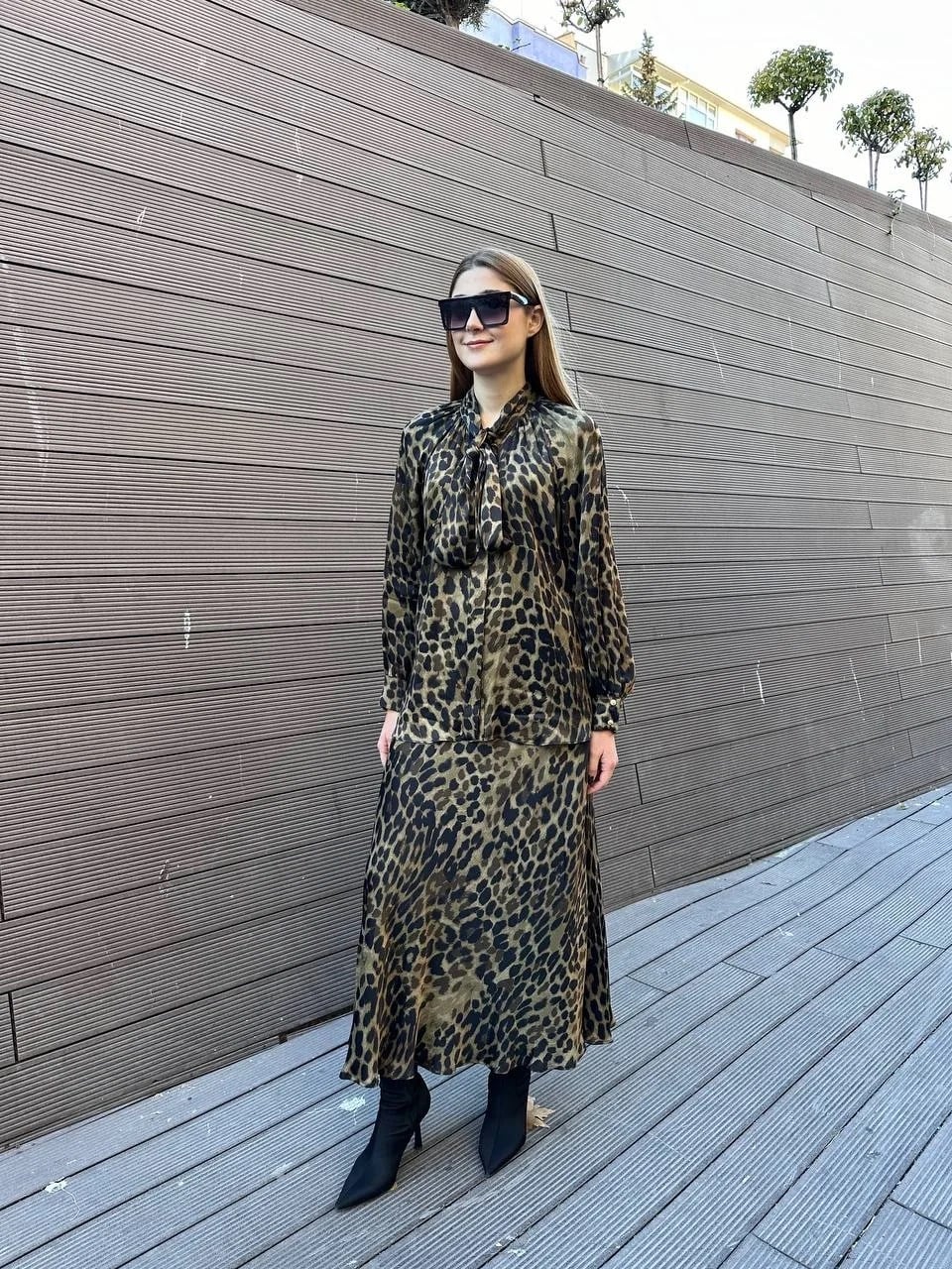 Venöve 25FWTUN0002 Leopar Calder Tunik