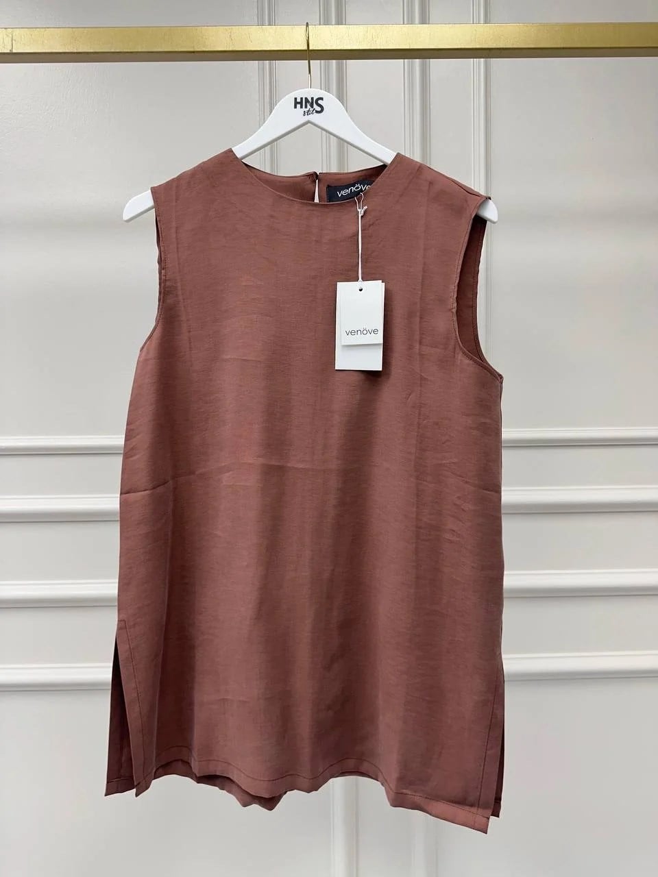 Venöve 26SSBLZ0006 Camel Mayla Bluz