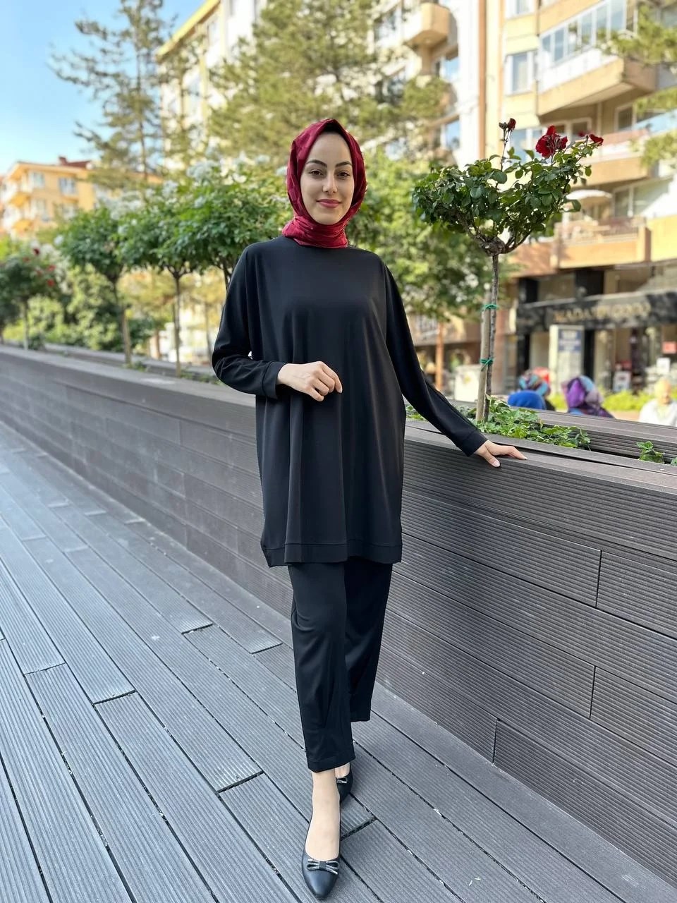 Yusuf Özdemir 24Y1515 Siyah Penye Takım