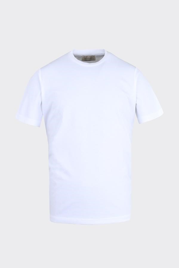 Bis.Yaka K.Kol T-Shirt Beyaz
