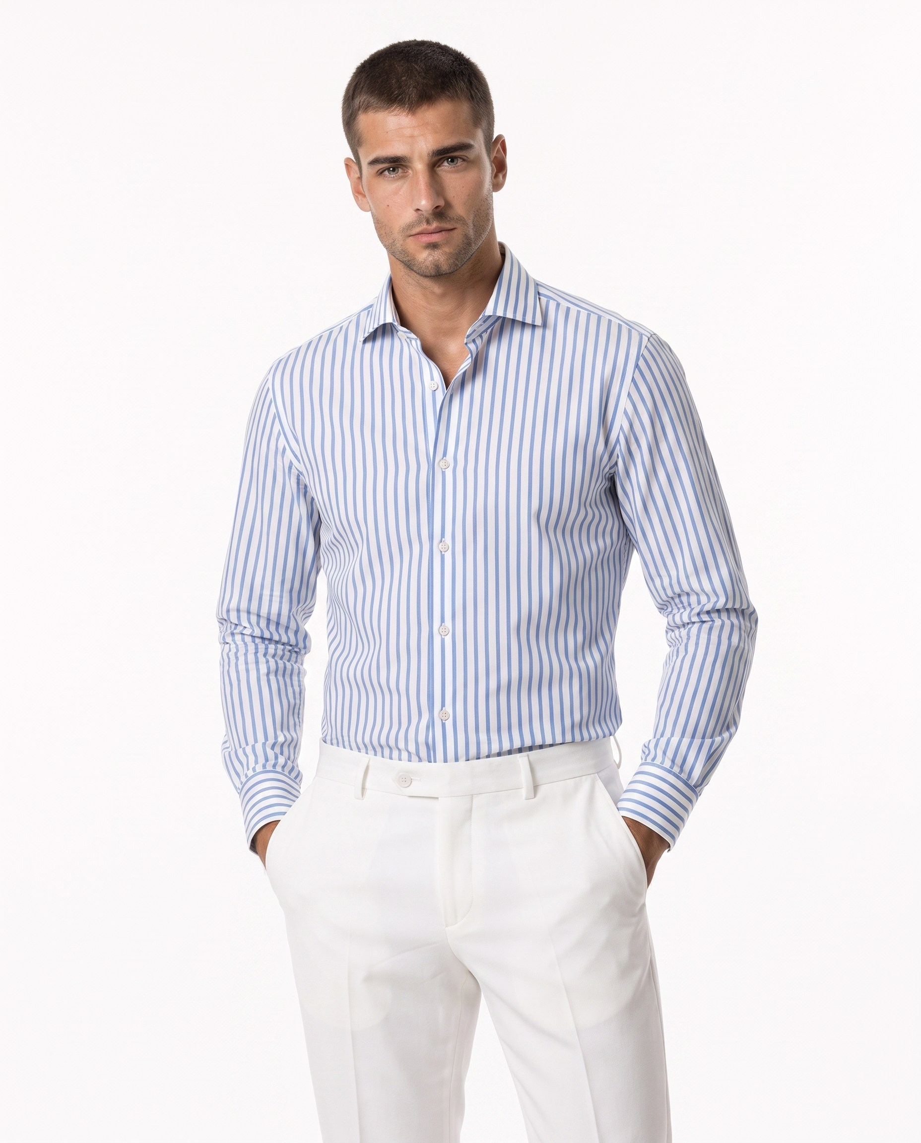 Classic Collar Shirt Blue