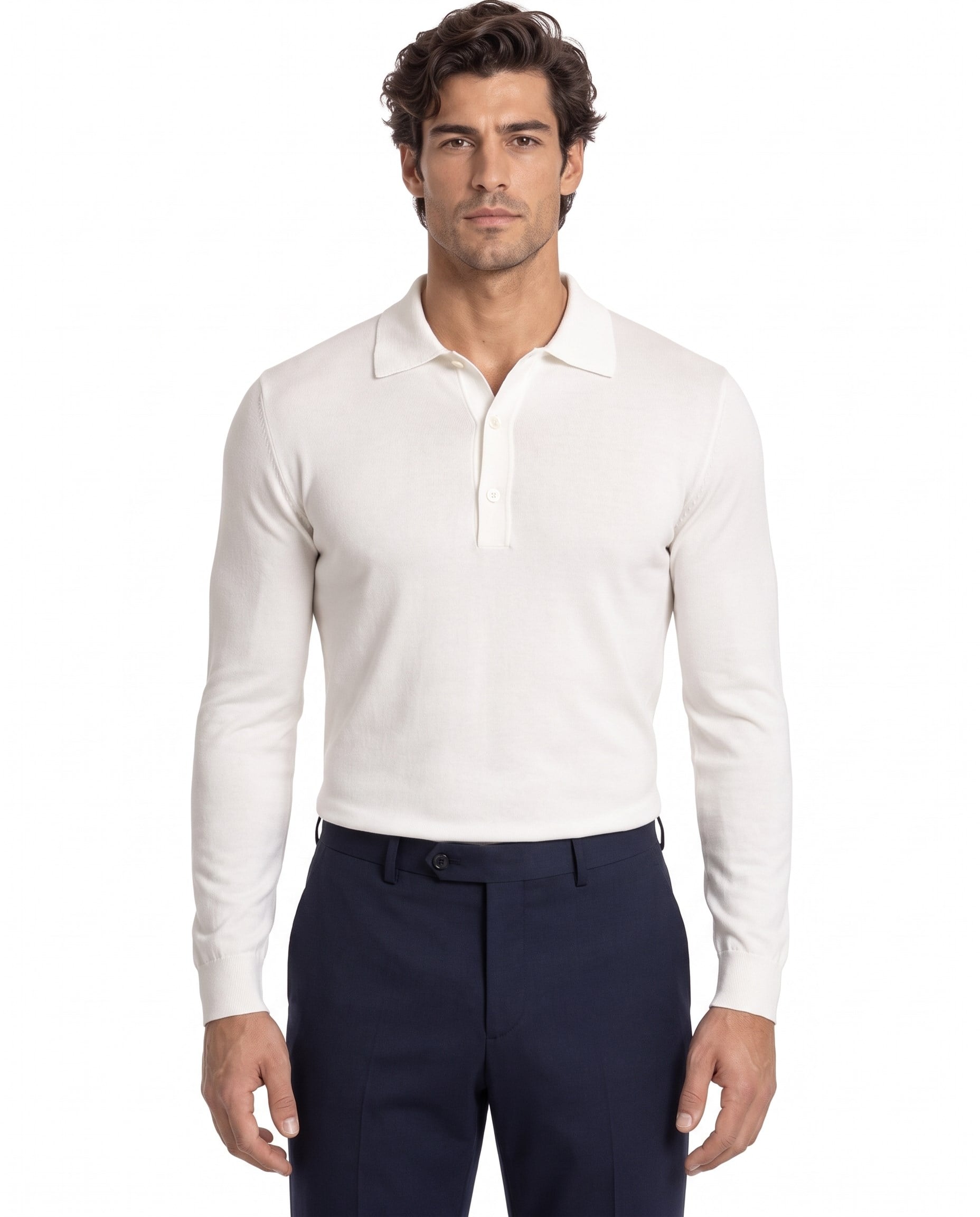 Full Fisherman Sweater Ecru