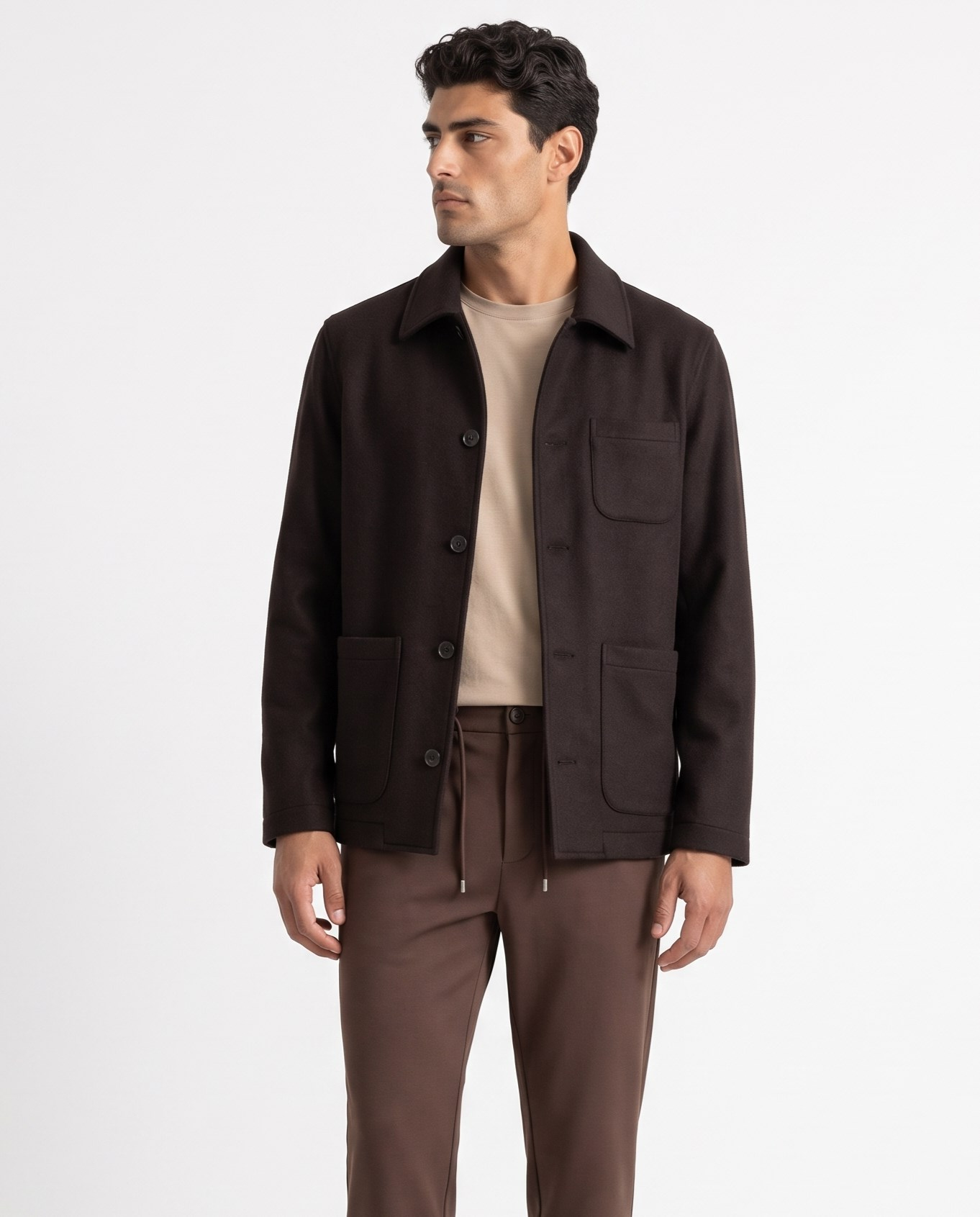 Jake Overshirt Kahverengi