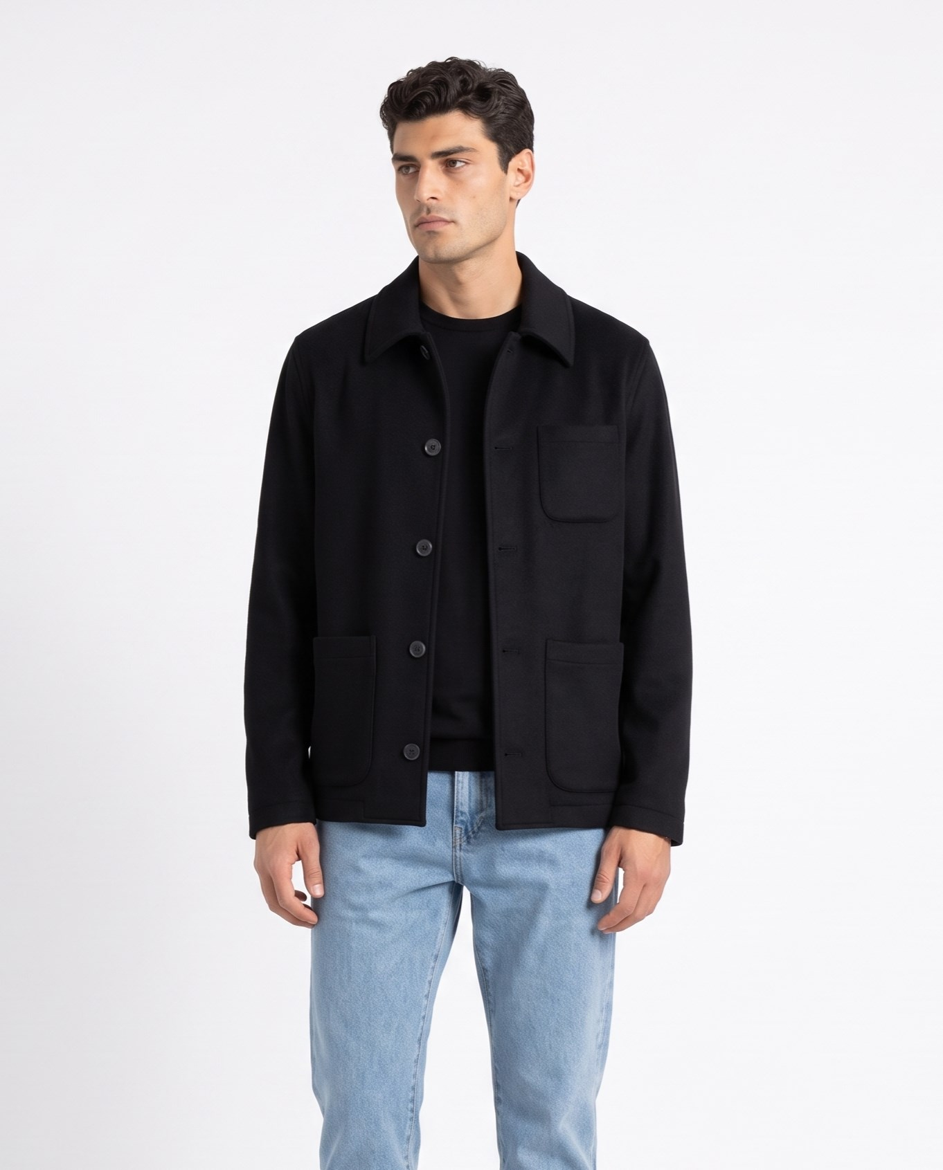 Jake Overshirt Siyah