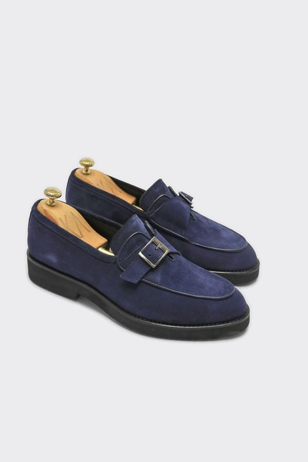 Loafer Ayakkabı Lacivert Süet