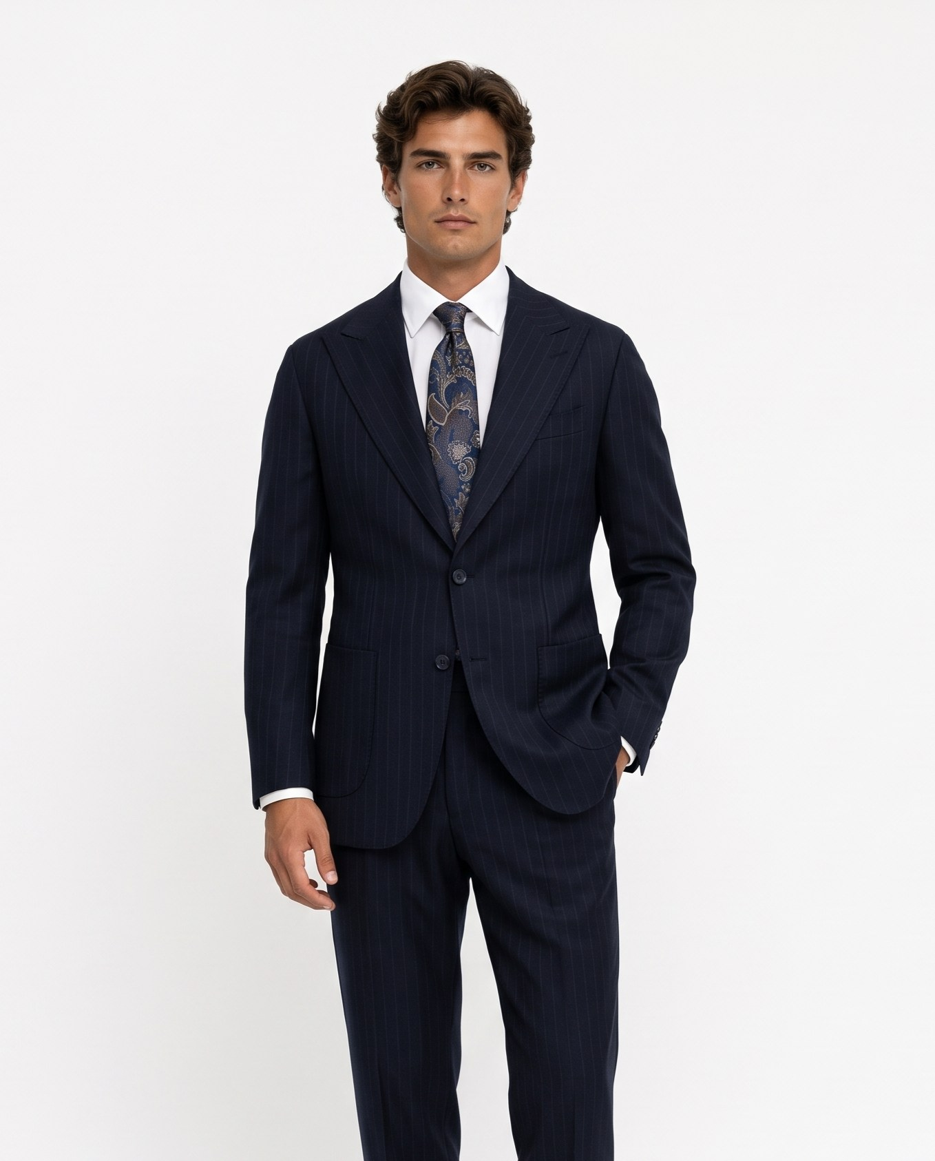 L'Argentine Suit Navy