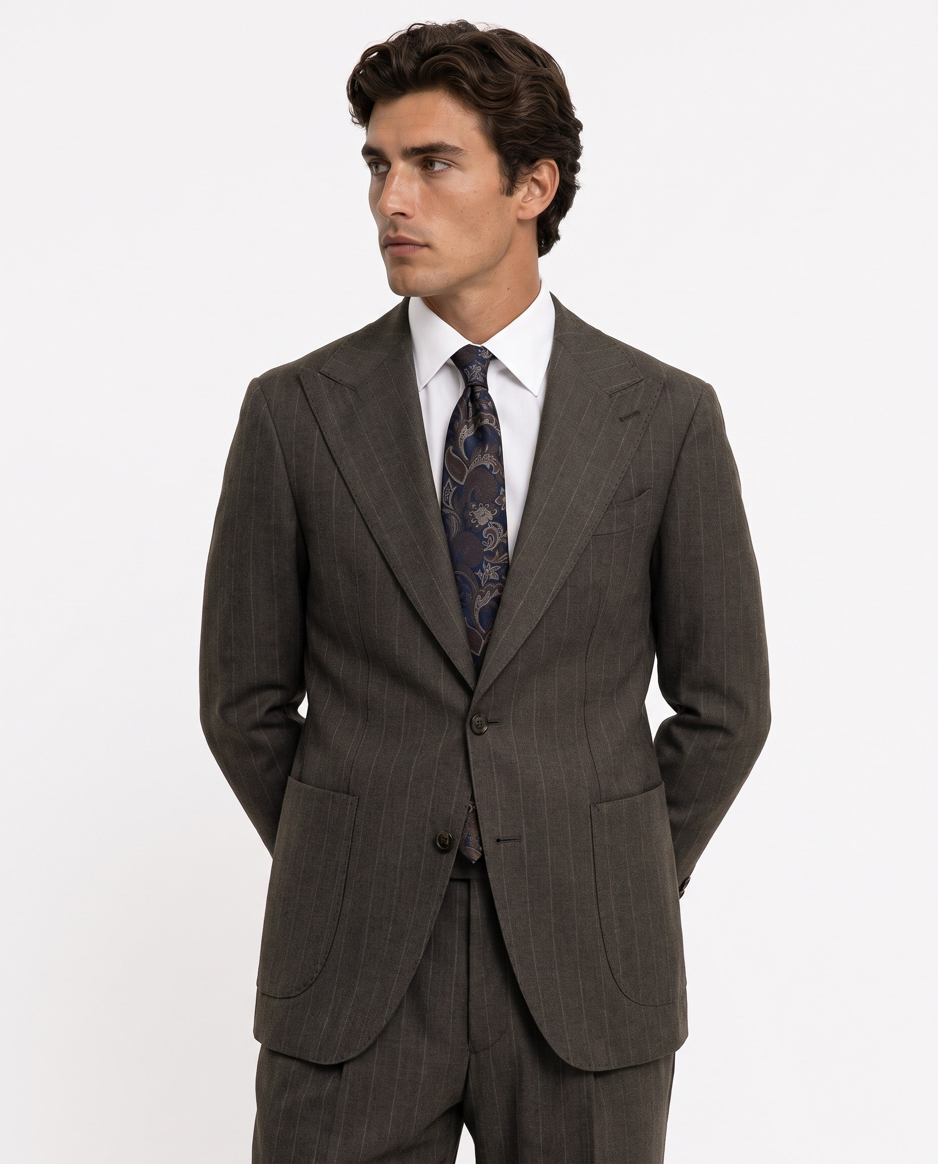 L'Argentine Suit Brown