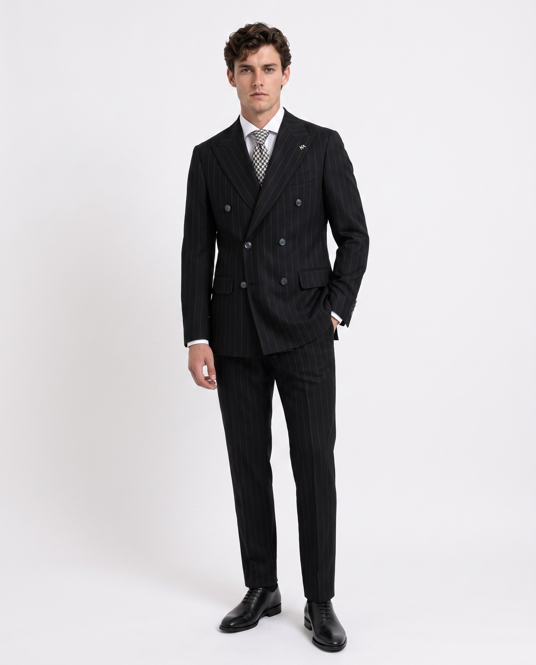 Sandy  Cross-Over Suit Black