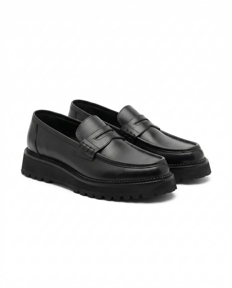 Loafer Ayakkabı Siyah Santo