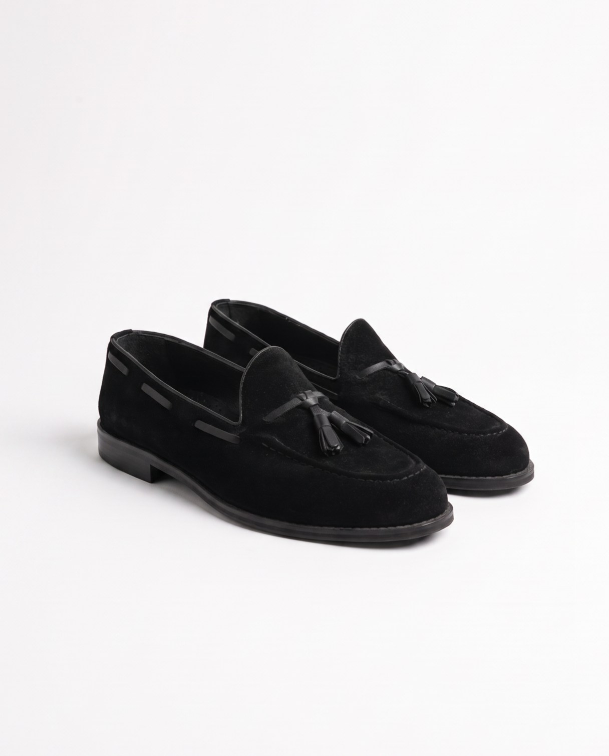 Loafers Black  Süet