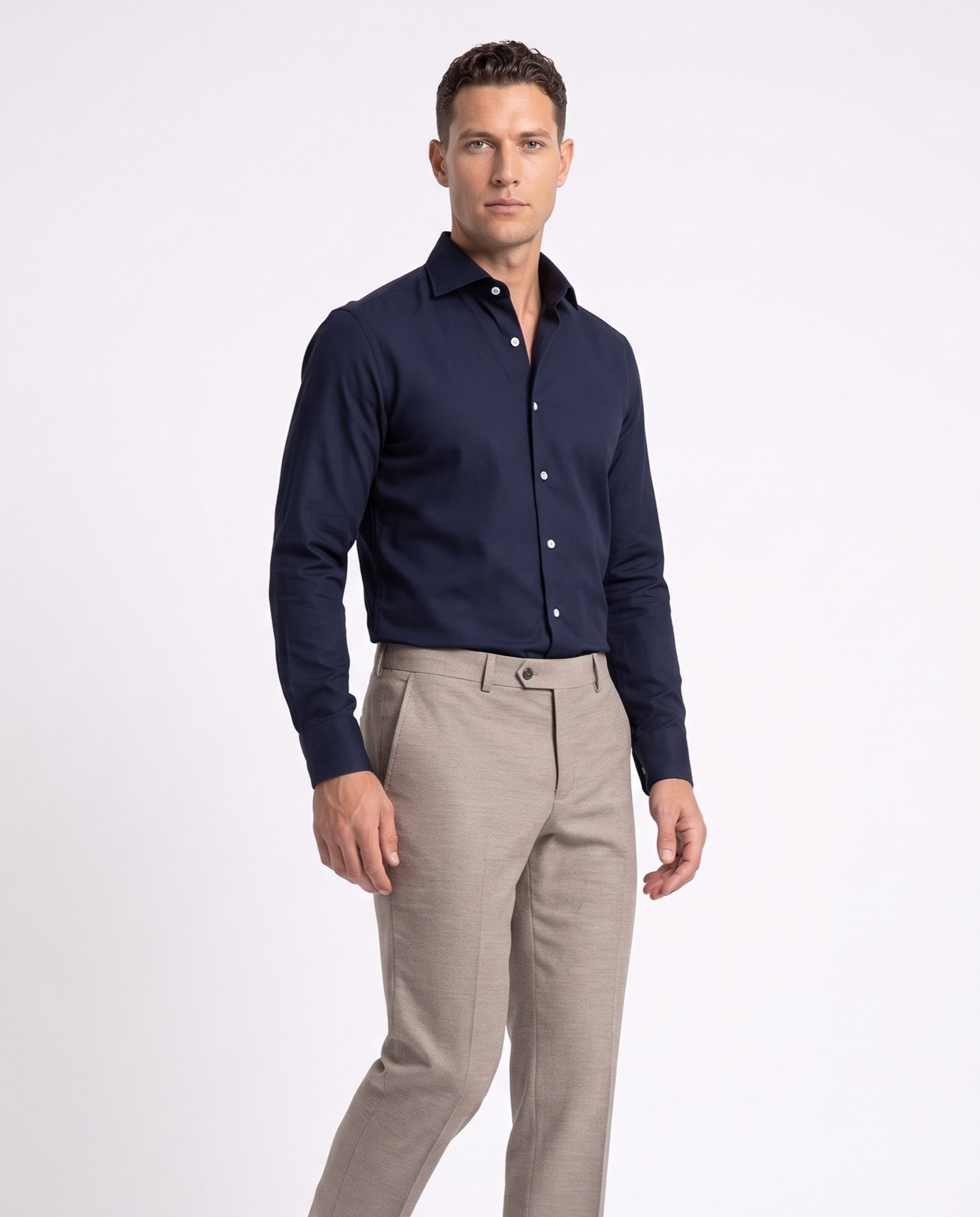 Classic Collar Shirt Navy