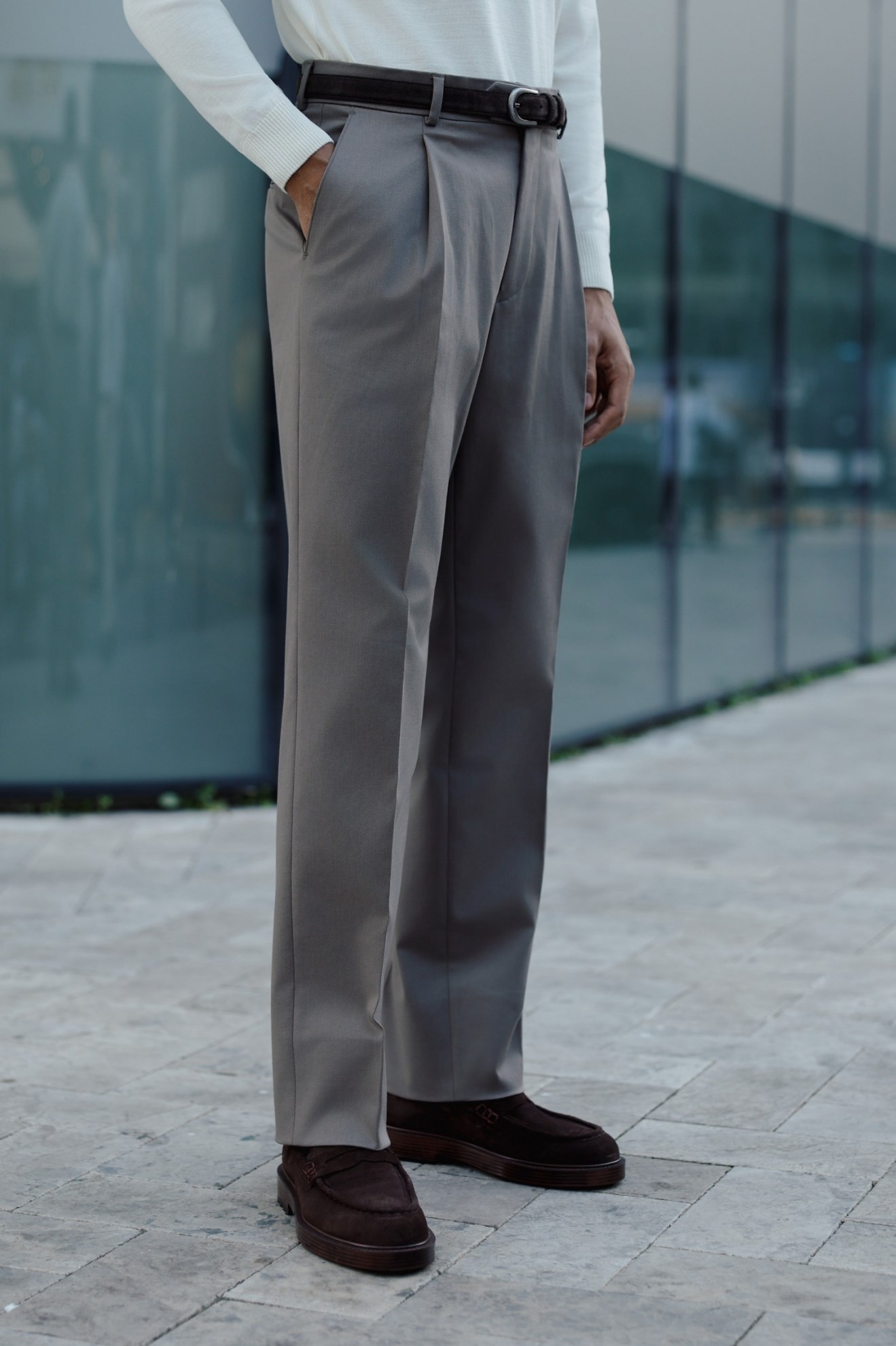 Tokyo Modern Fit Pantolon Vizon