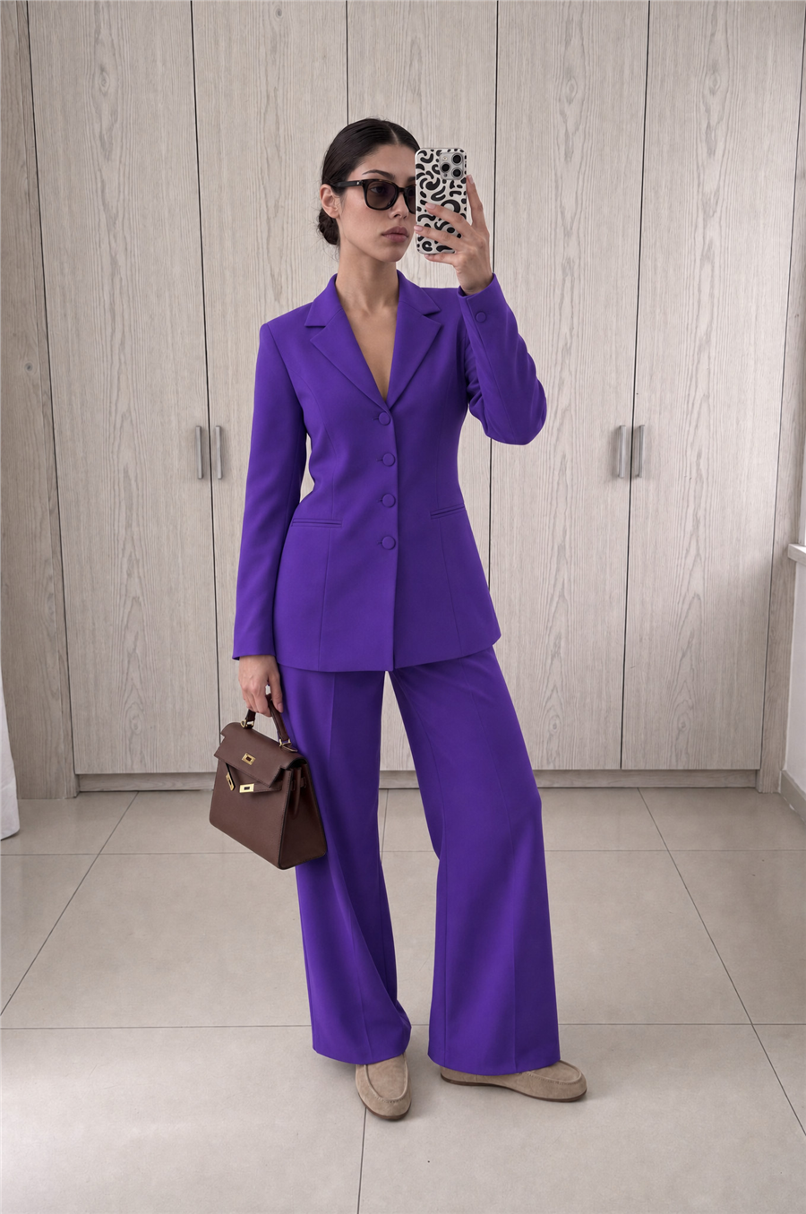 Gina Sculpt Takım Mor