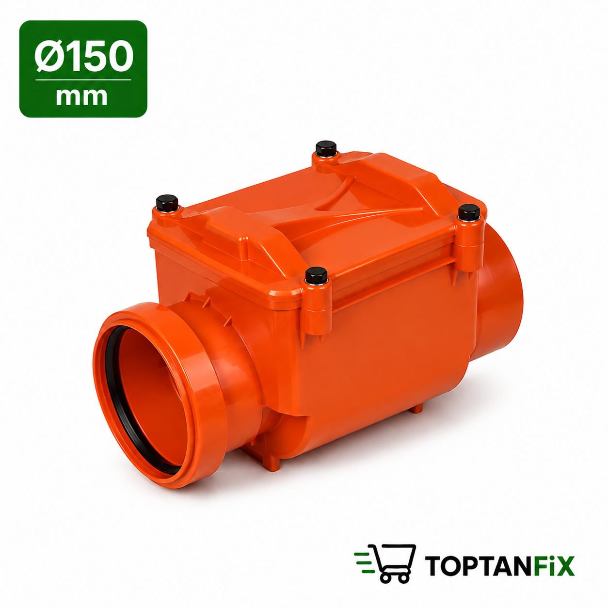  Pvc Atık Pis Su Çekvalf 150 mm