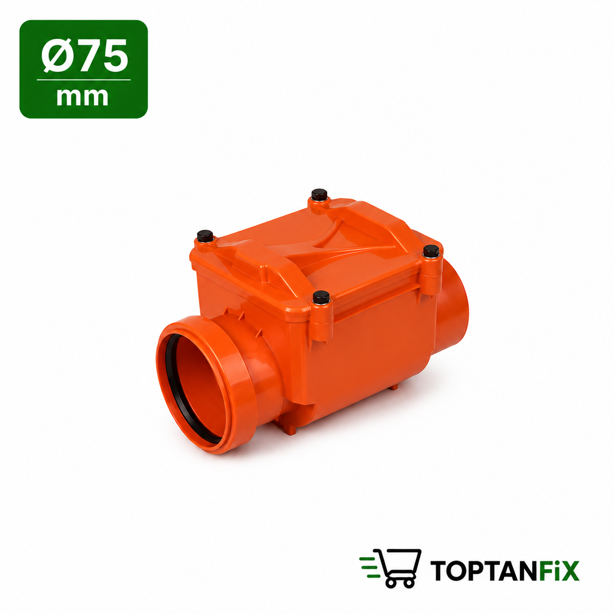  Pvc Atık Pis Su Çekvalf 75 mm