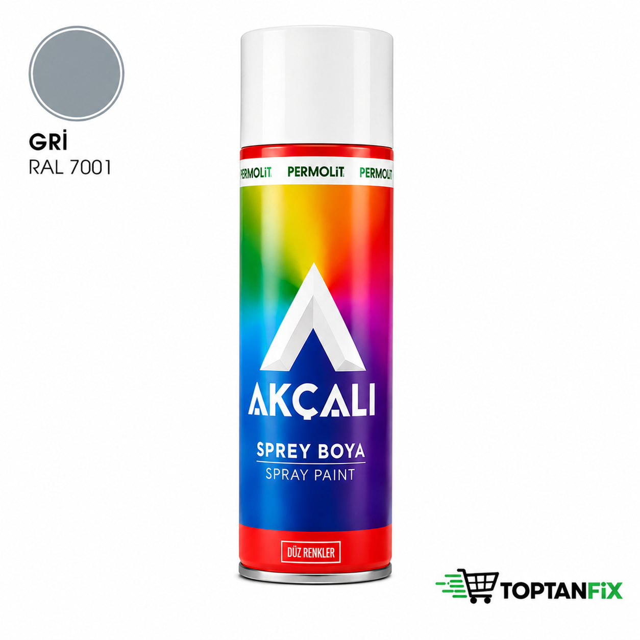 Akçalı 306 400 ml Gri Sprey Boya
