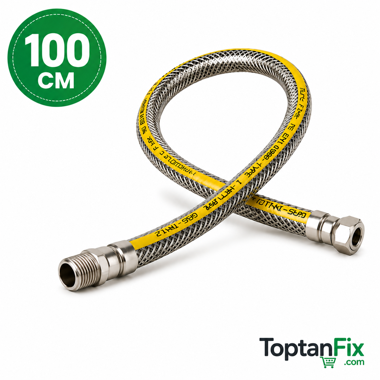Doğalgaz Ocak Flex Hortum 100 Cm