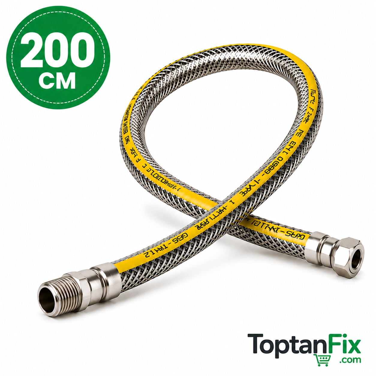 Doğalgaz Ocak Flex Hortum 200 Cm