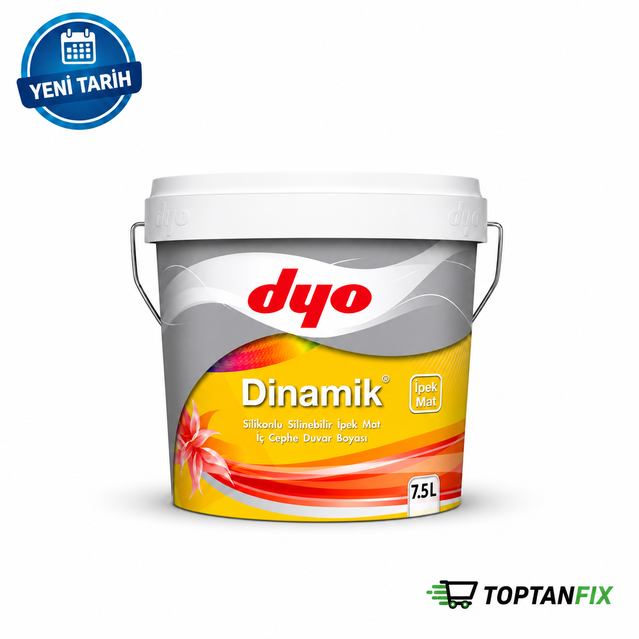 Dyo Dinamik Silikonlu İpek Mat 7.5 lt İç Cephe Boyası