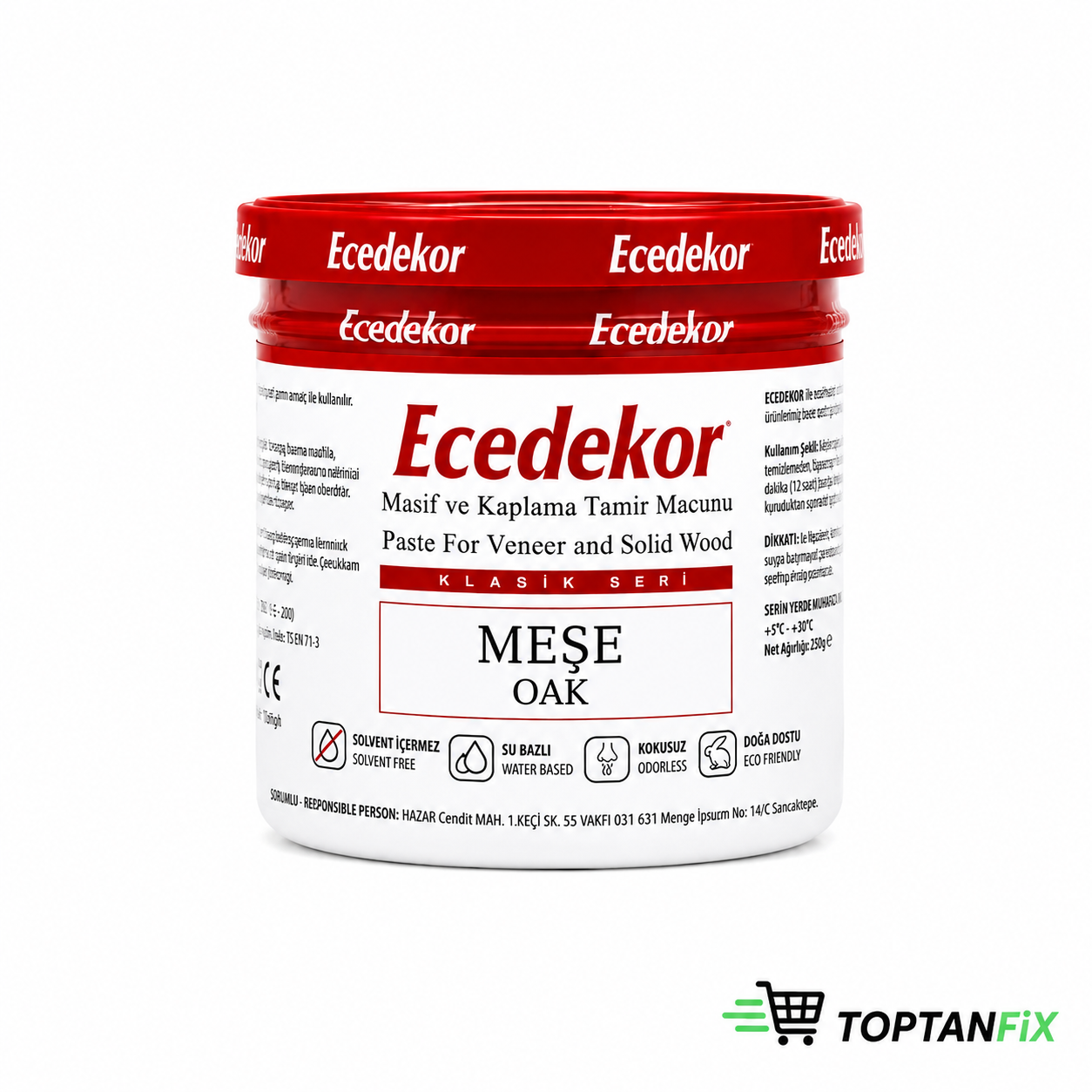Ecedekor Ahşap Tamir Macunu 200Gr Meşe