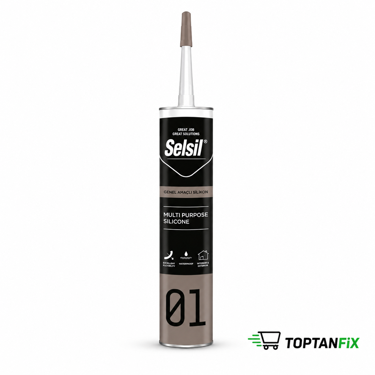 Selsil 280 gr Beyaz Genel Amaçlı Silikon