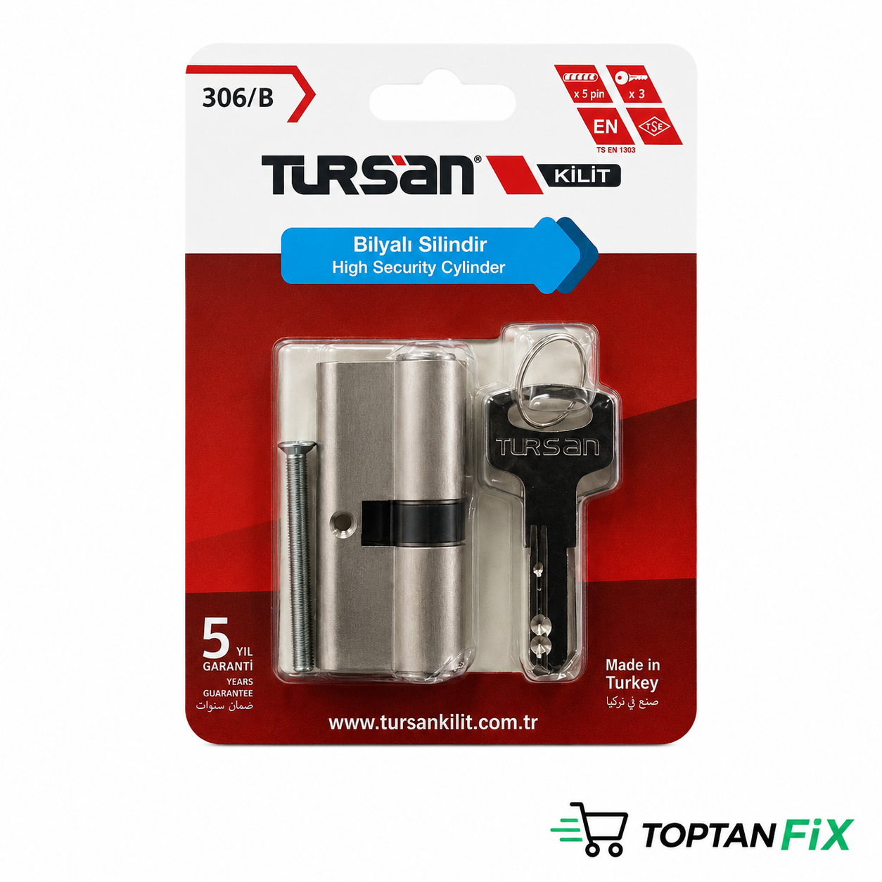 Tursan Bilyalı Barel 68 Mm 3 Anahtarlı