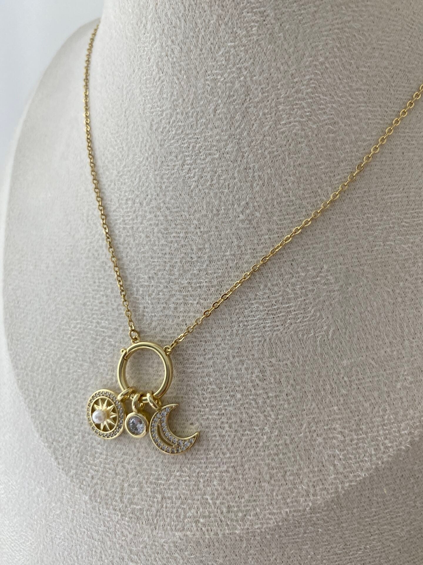 Özel Seri Pearl Charm Kolye