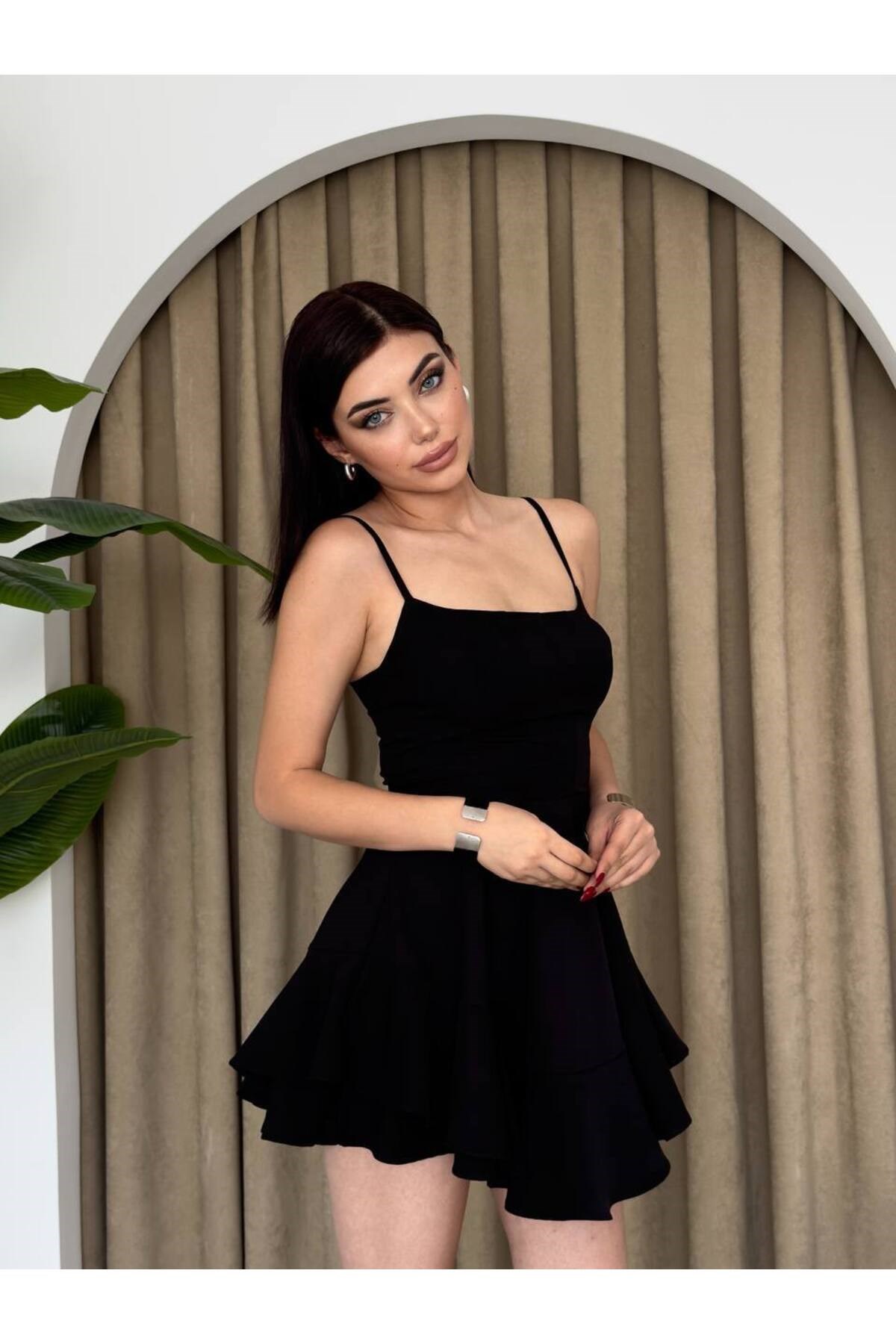 Kadın Prenses Model Askılı Elbise