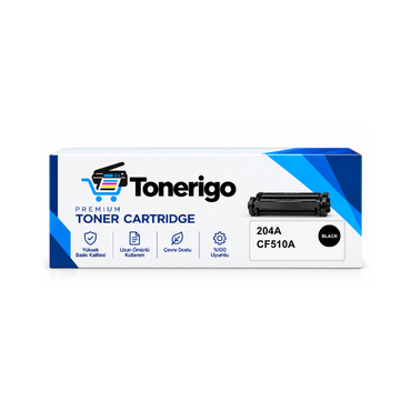 HP 204A CF510A Siyah Muadil Toner Çipli