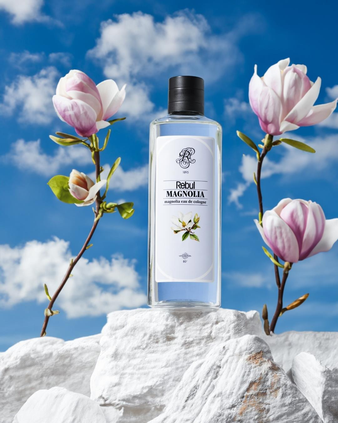 Rebul Magnolia EDC Kolonya 250 ml Cam Şişe