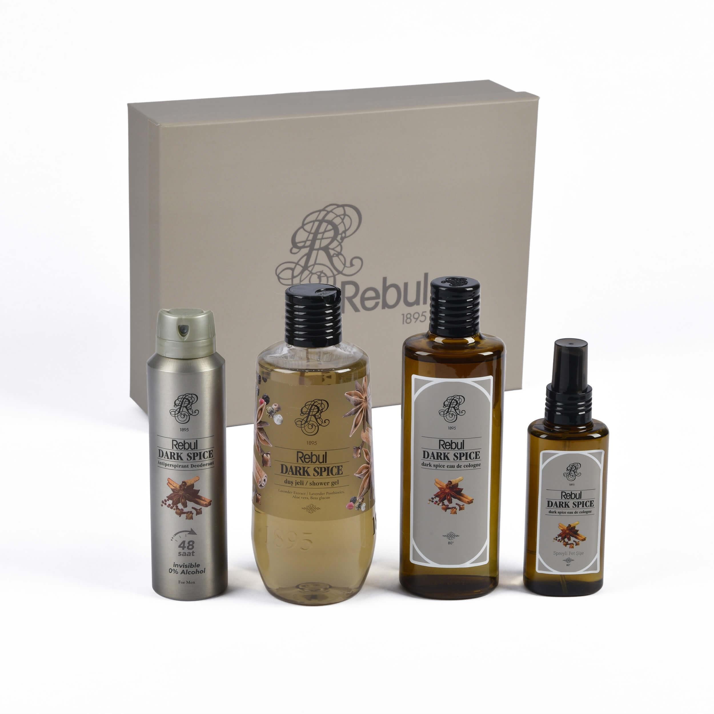 REBUL TM DARK SPICE  4LÜ SET DEO+DUŞ JELİ+125ML+250ML