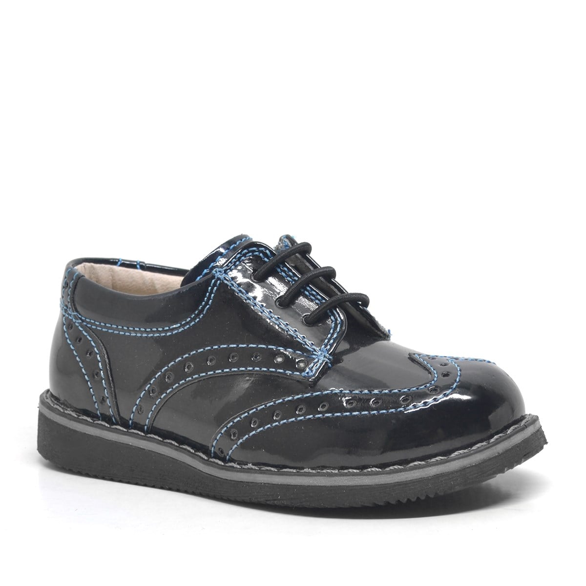 Rakerplus Hidra Black Patent Leather Baby Boy Shoes