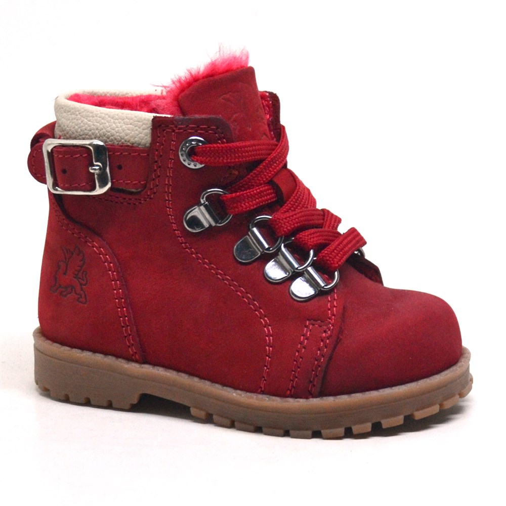 Bebek Bot & Çizme8028-KRMZ-S