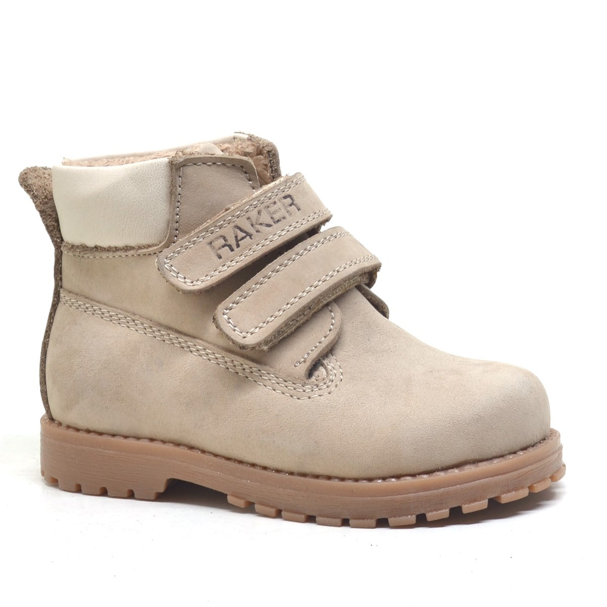 Rakerplus Real Leather Mink Color Neson Unisex Baby Boots