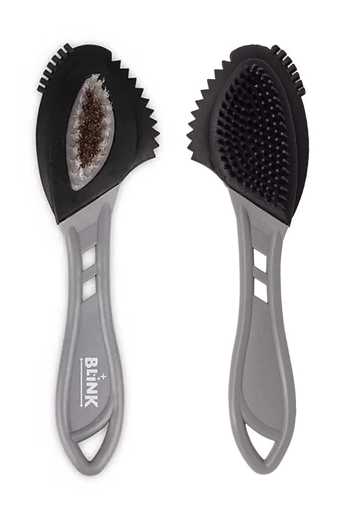 Blink Combi Süet ve Deri Temizleme Fırçası