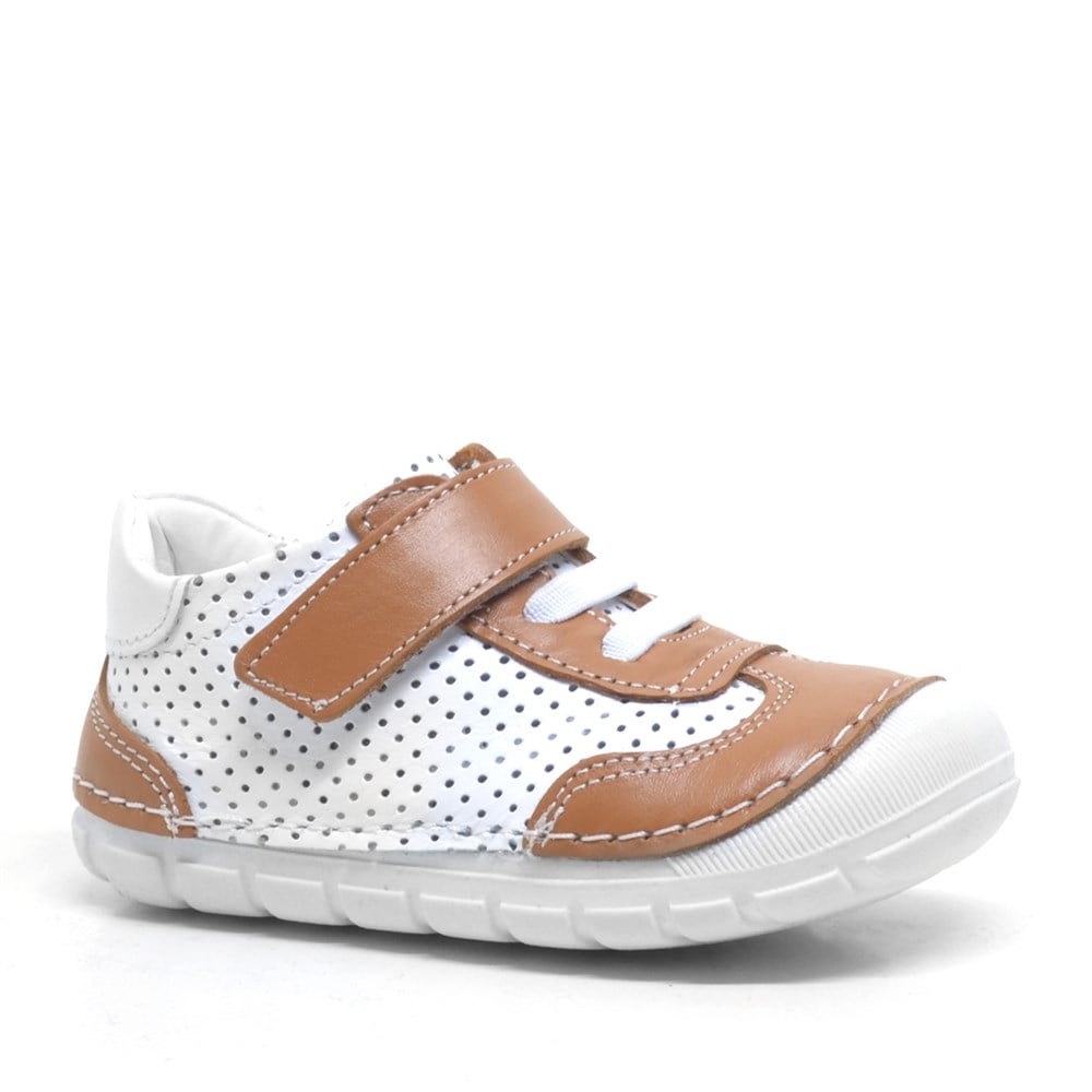 Seasonal Boy's Genuine Leather Baby White Shoes Tabor Anatomics