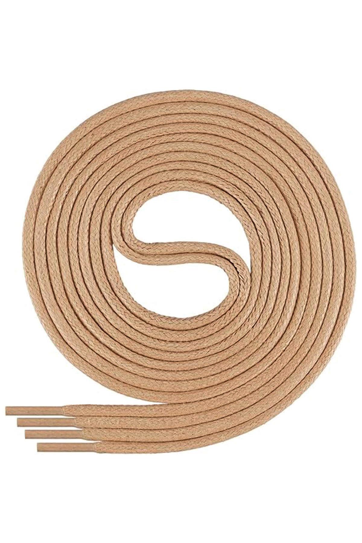 100 Cm 4 MM Vizon Yuvarlak 1 Çift Ayakkabı Bağcığı