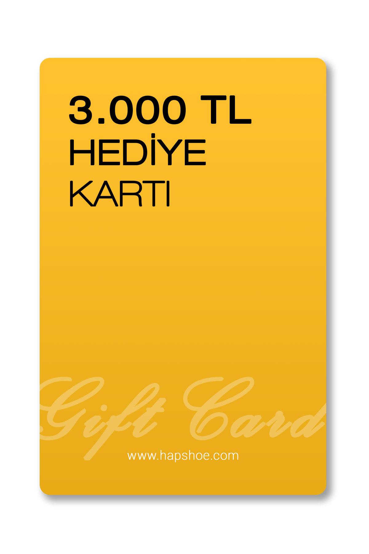 Hediye Kartı 3.000 TL (Basılı) HDY-KRT-3000