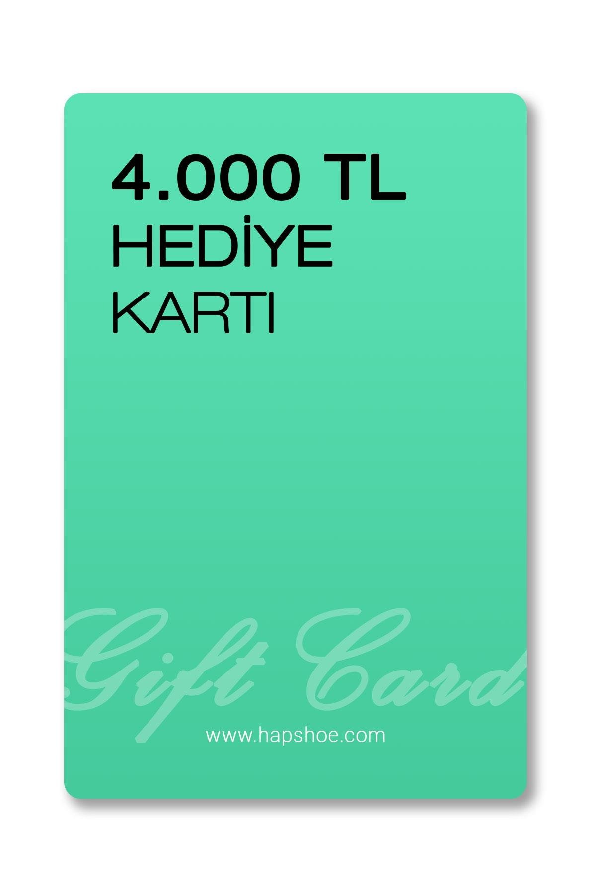 Hediye Kartı 4.000 TL (Basılı) HDY-KRT-4000