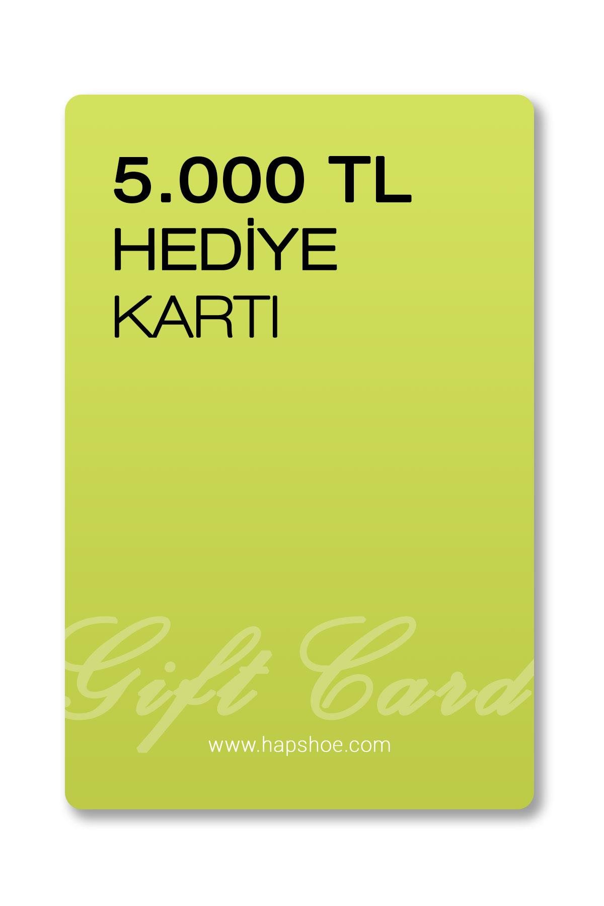 Hediye Kartı 5.000 TL (Basılı) HDY-KRT-5000