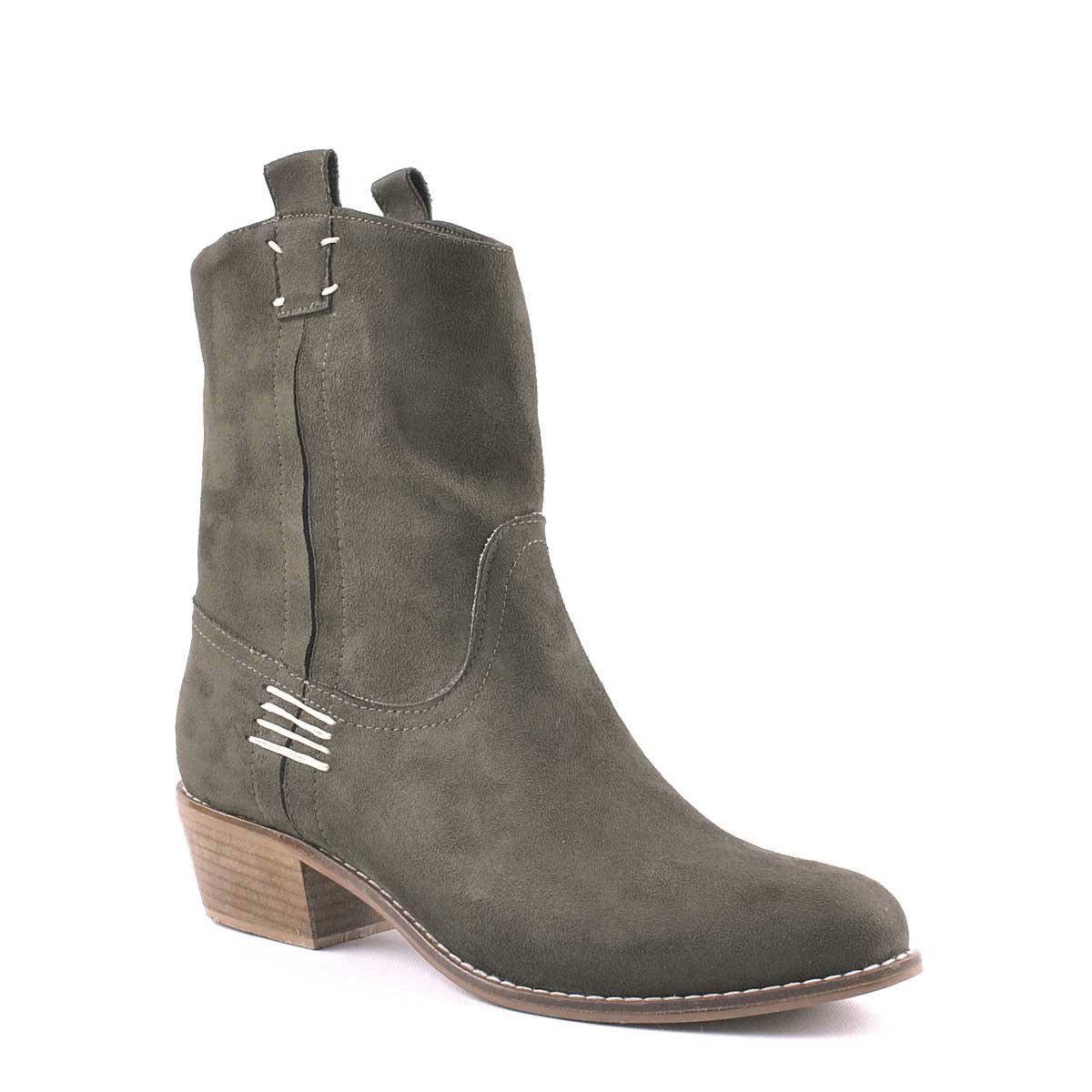 Lilah Haki Kovboy Çizmesi - B9160-Y