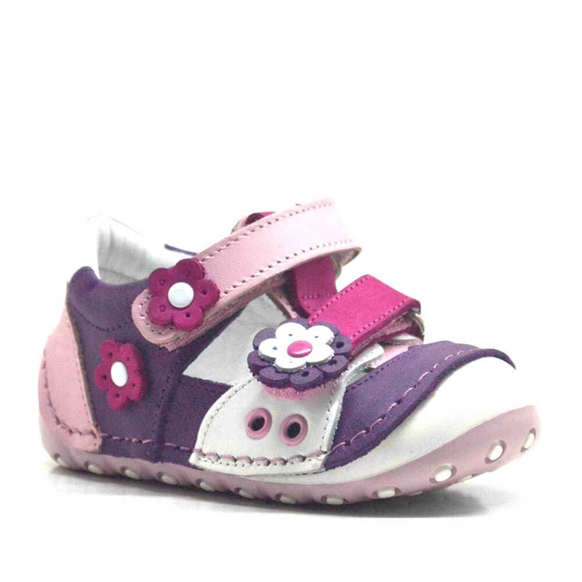 Genuine Leather Pink Purple Summer Nino Anatomic shoes First Step