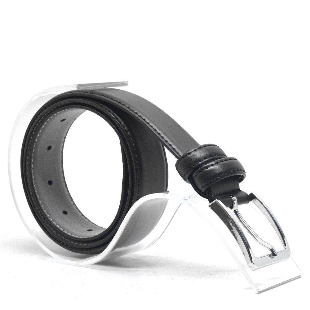Praff Black Classic Metal Buckle Boy's Belt