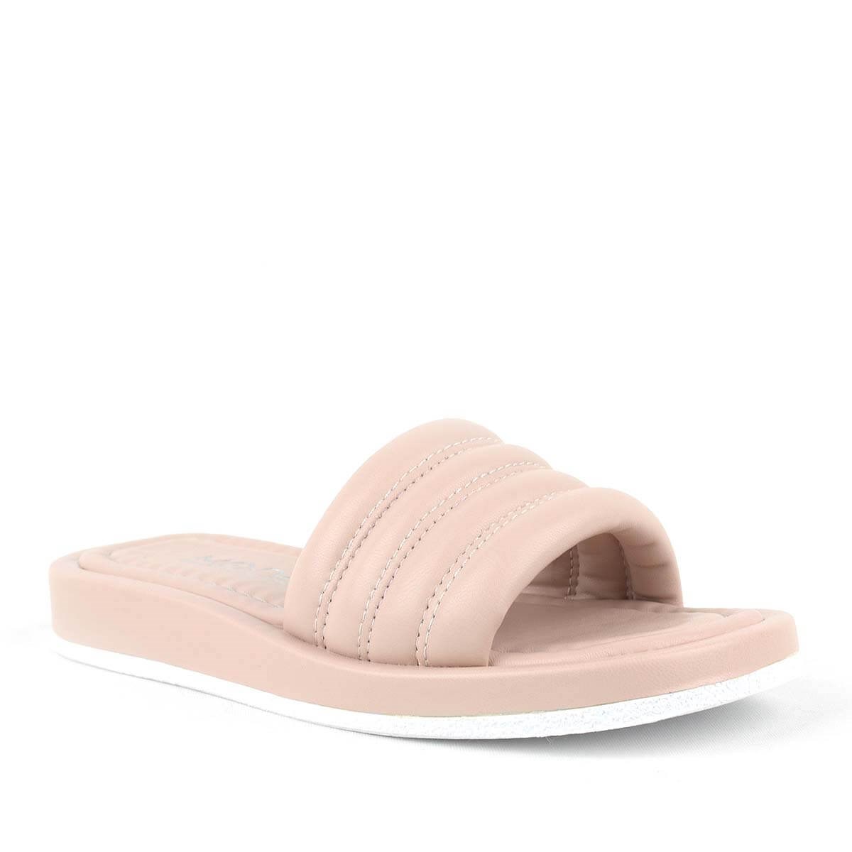 Powder Pink Single Band Women's Slippers