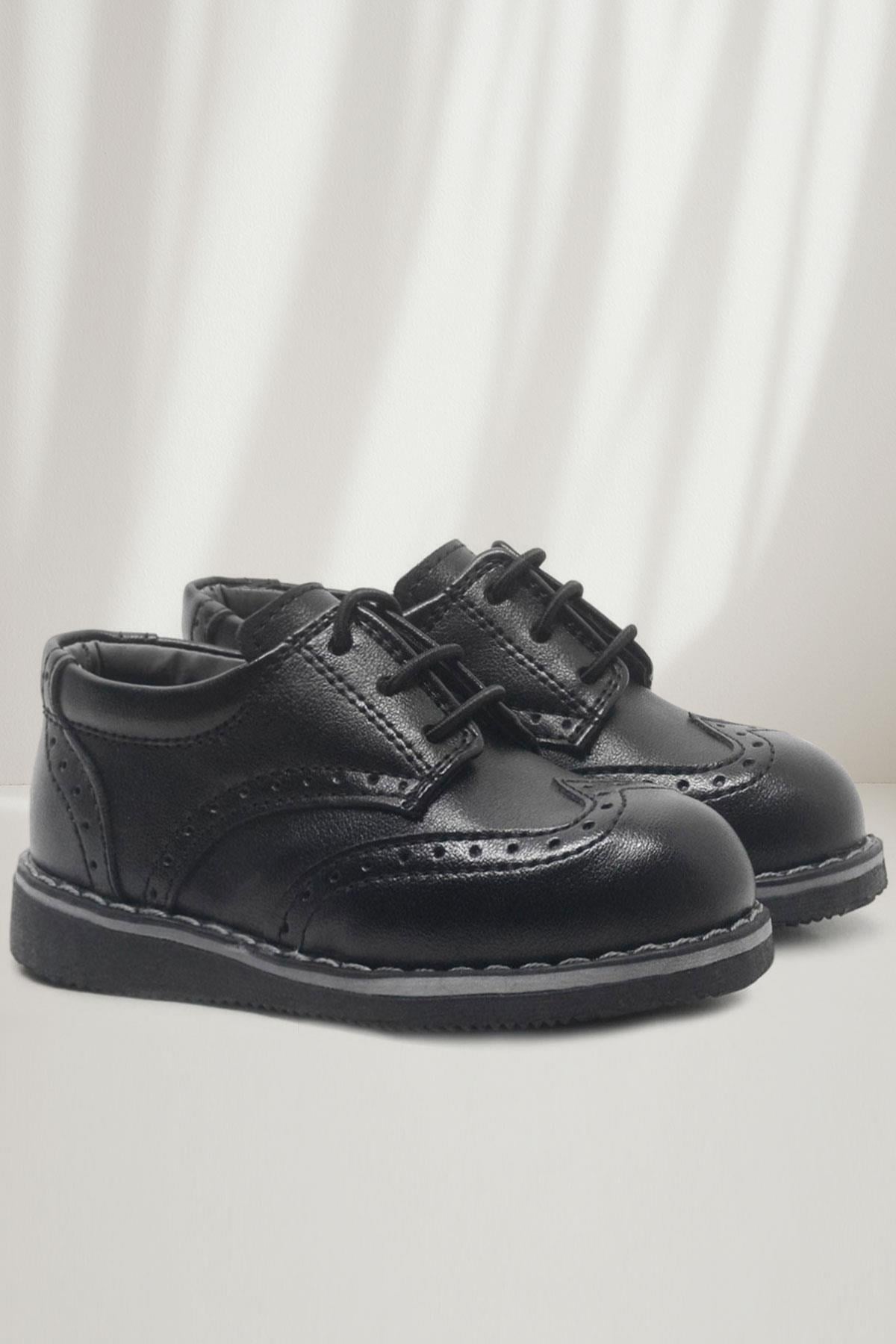 Rakerplus Hidra Matte Black Classic Baby Boy Shoes